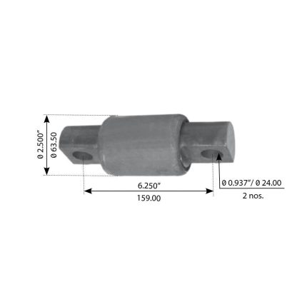 Torque Arm Bushing For Hendrickson Rear Primaax® / Firemaax® - (65381000)