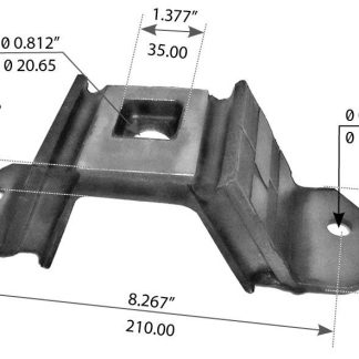 Fortpro Upper Engine Mount Compatible with Freightliner Columbia & Century Trucks Replaces BCD-273301, BCD-273302  | F317241