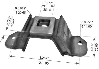 Fortpro Upper Engine Mount Compatible with Freightliner Columbia & Century Trucks Replaces BCD-273301, BCD-273302  | F317241