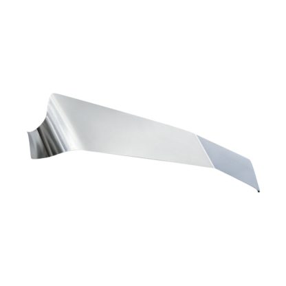 Freightliner Classic. Visor Bowtie 13” To 8.5” SS Plain FLat Top Mirror Bracket On Cabin
