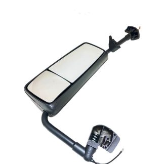 Fortpro Black Door Mirror Assembly Compatible with Volvo VNL - Driver Side | F245685