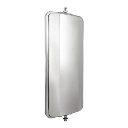 Fortpro 7" x 16" Stainless Steel West Coast Mirror Head | F245678 - Image 3