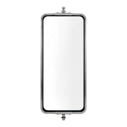 Fortpro 7" x 16" Stainless Steel West Coast Mirror Head | F245678 - Image 2
